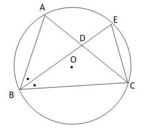 共通する弧の円周角と相似2