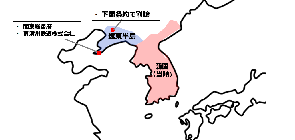 韓国併合時の状況マップ