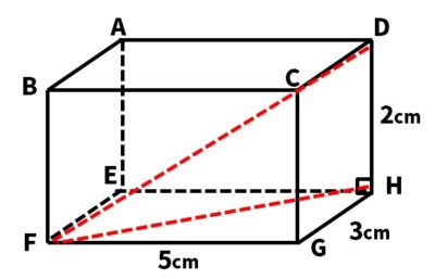 直方体の対角線解説